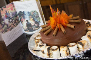 Campfire Birthday Cake 