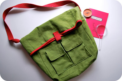 DIY kids nature explorer bag 