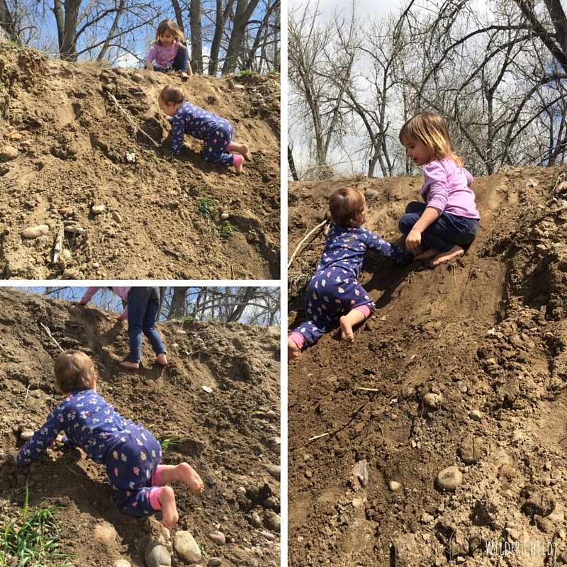 Babies in nature