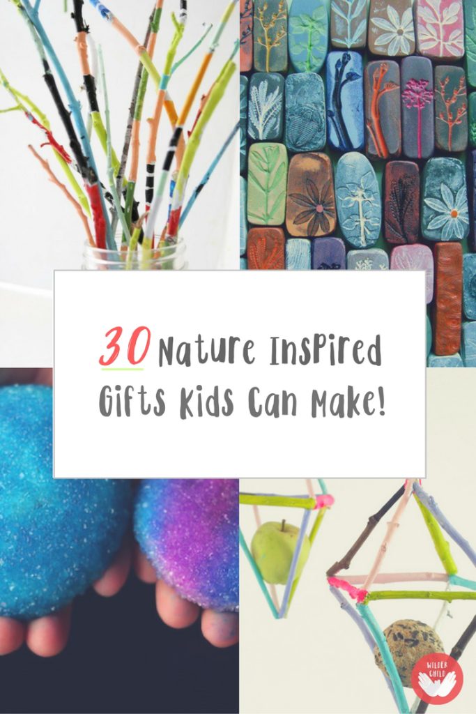 Lovely Nature Inspired Gifts That Kids Can Make 