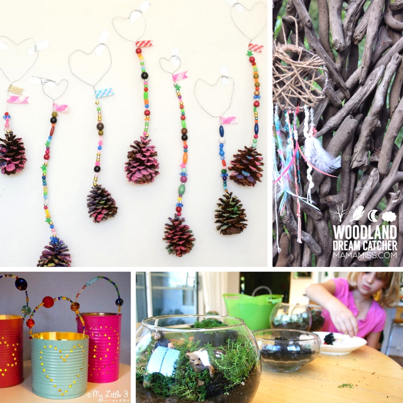 Beautiful easy gifts kids can make from Nature