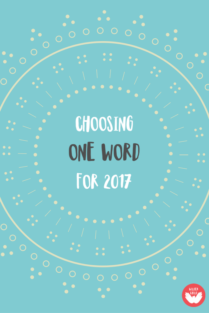 Instead of new year's resolutions this year, come up with a word of the year!