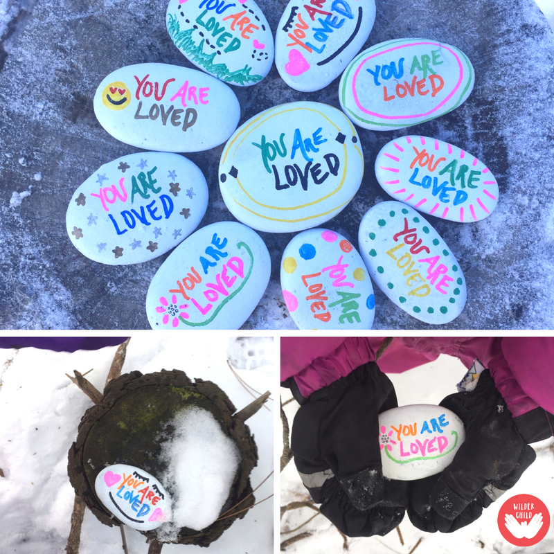 Cultivating kindness, love and generosity in kids using love rocks